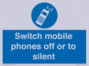 Switch mobile phones off or to silent